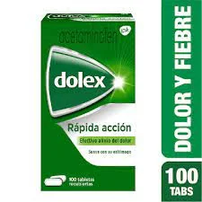 DOLEX ADULTOS 500 MG X 100 TAB ACETAMINOFEN GSK