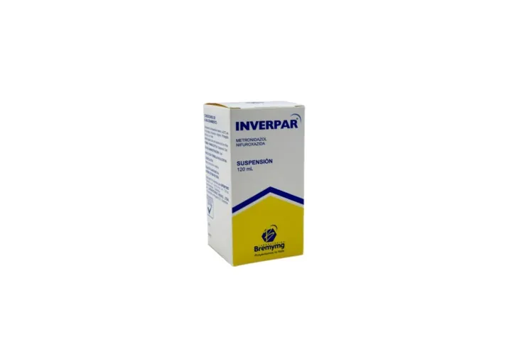 INVERPAR SUS 120ML METRONIDAZOL NIFUROXAZIDA