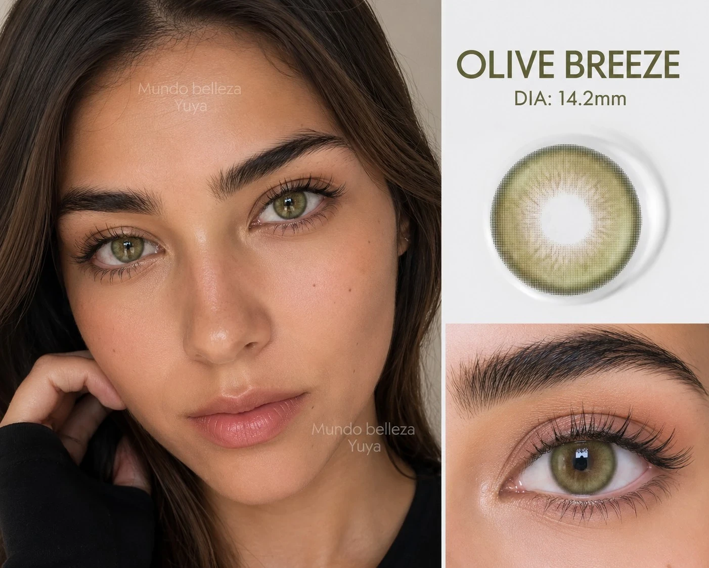 Lentes de contacto - Referencia: VAINILLA GIRL - OLIVE BREEZE  2
