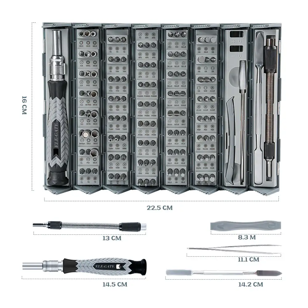 Kit 126 Desatornilladores Magnéticos  4