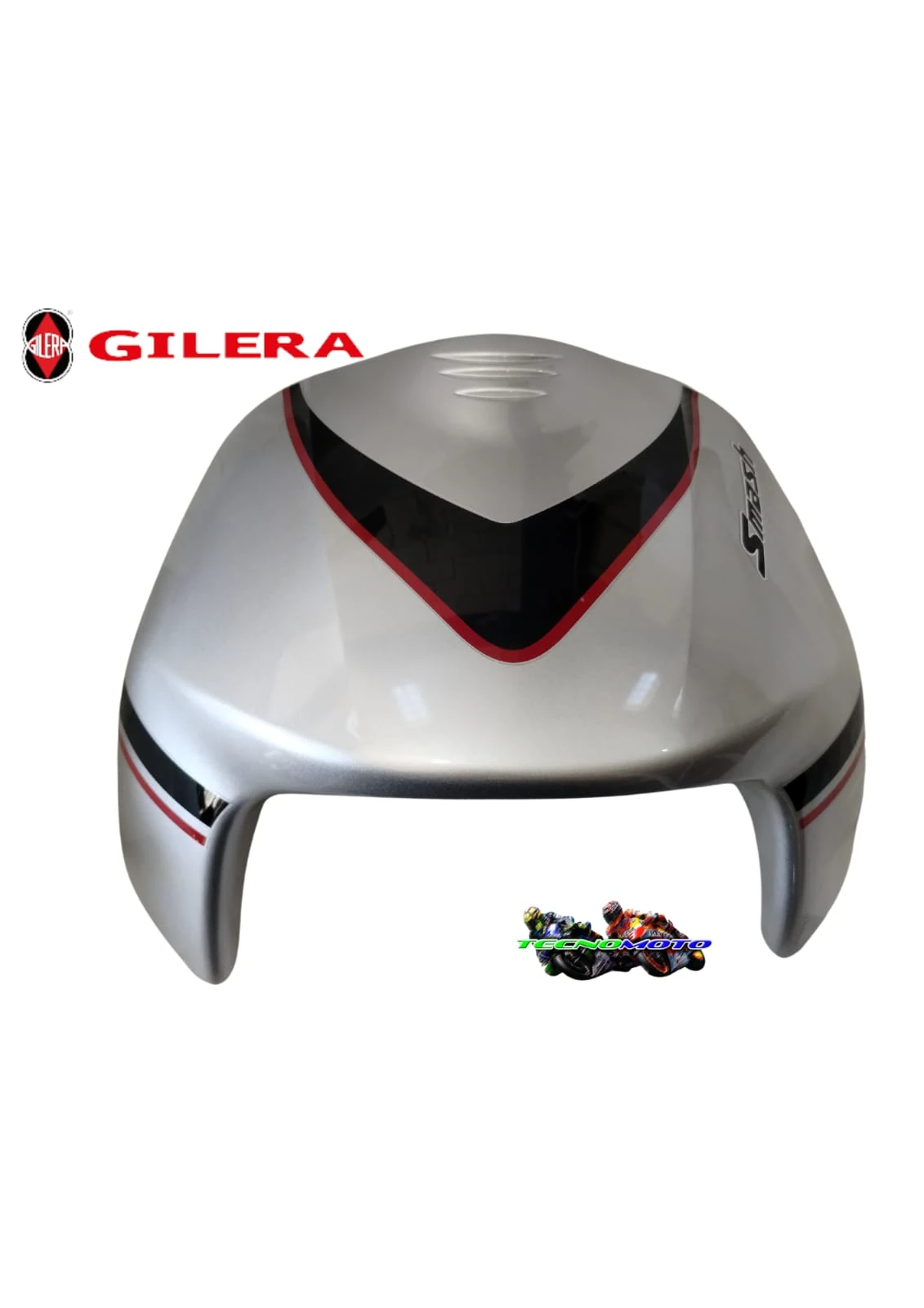 CACHA FRONTAL GILERA 110 SMASH  -GRIS/NEGRO [GILERA] -46788