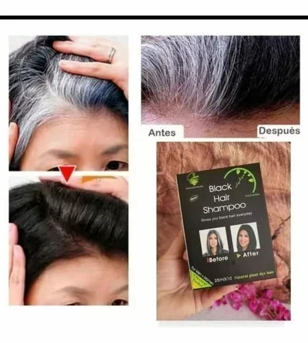 SHAMPOO TINTE CUBRE CANAS 🥰💖 3