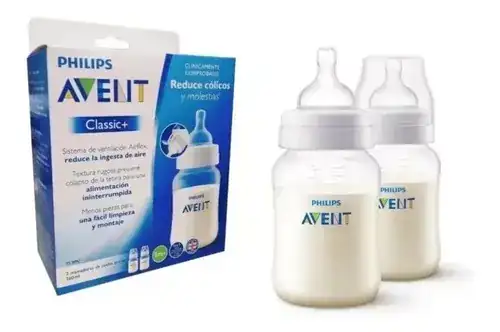AVENT Set X2 Mamaderas Bebe Clasicas X 260ml Avent 