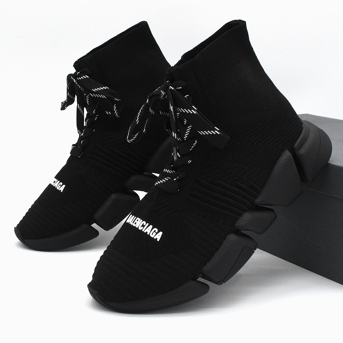 Balenciaga Speed 2.0 Lace Up Negro