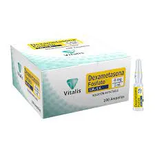 DEXAMETASONA 4 MG CJA X 10O AMP VITALIS