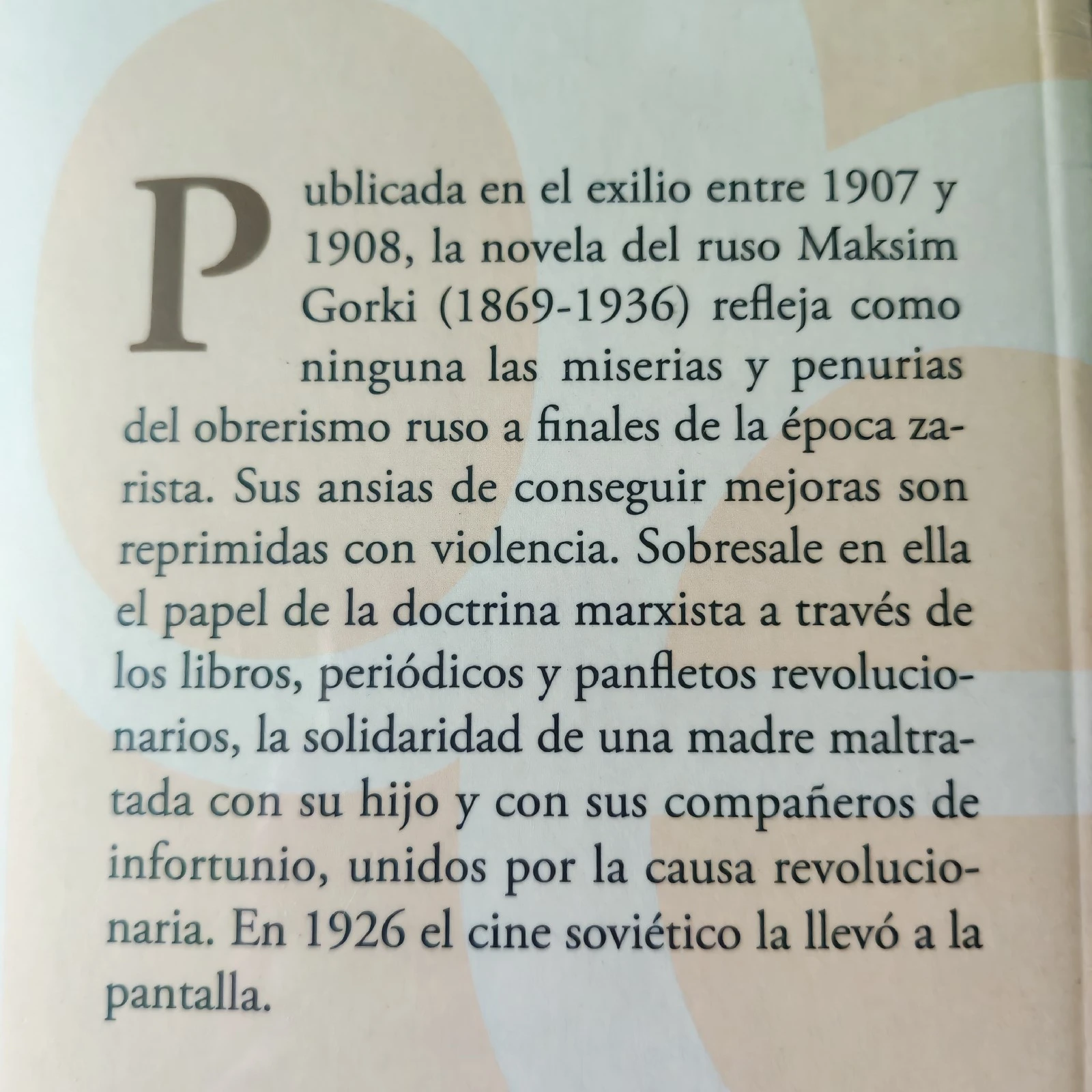 La madre Máximo Gorki  3