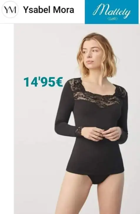 Camiseta térmica, ysabel mora