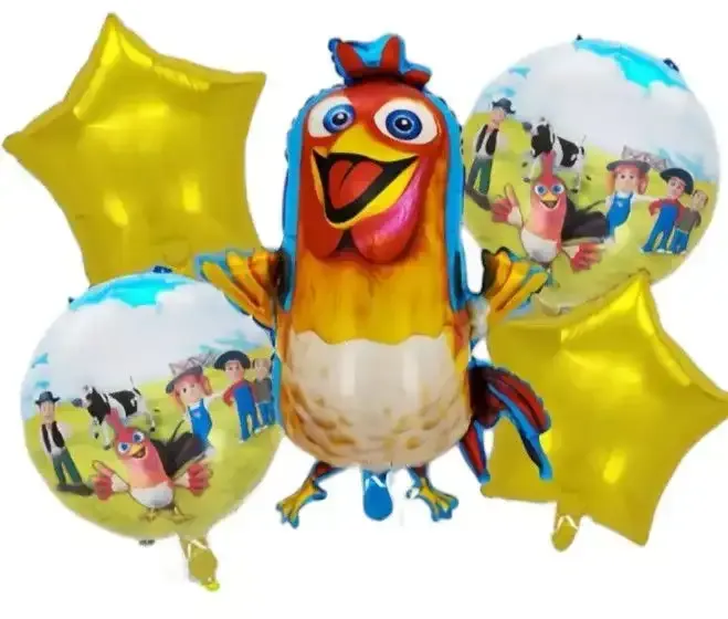 Set 5 globos granja de zenon