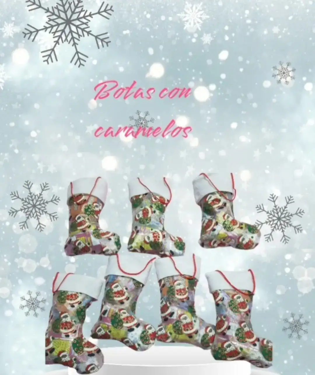 Botas navideñas