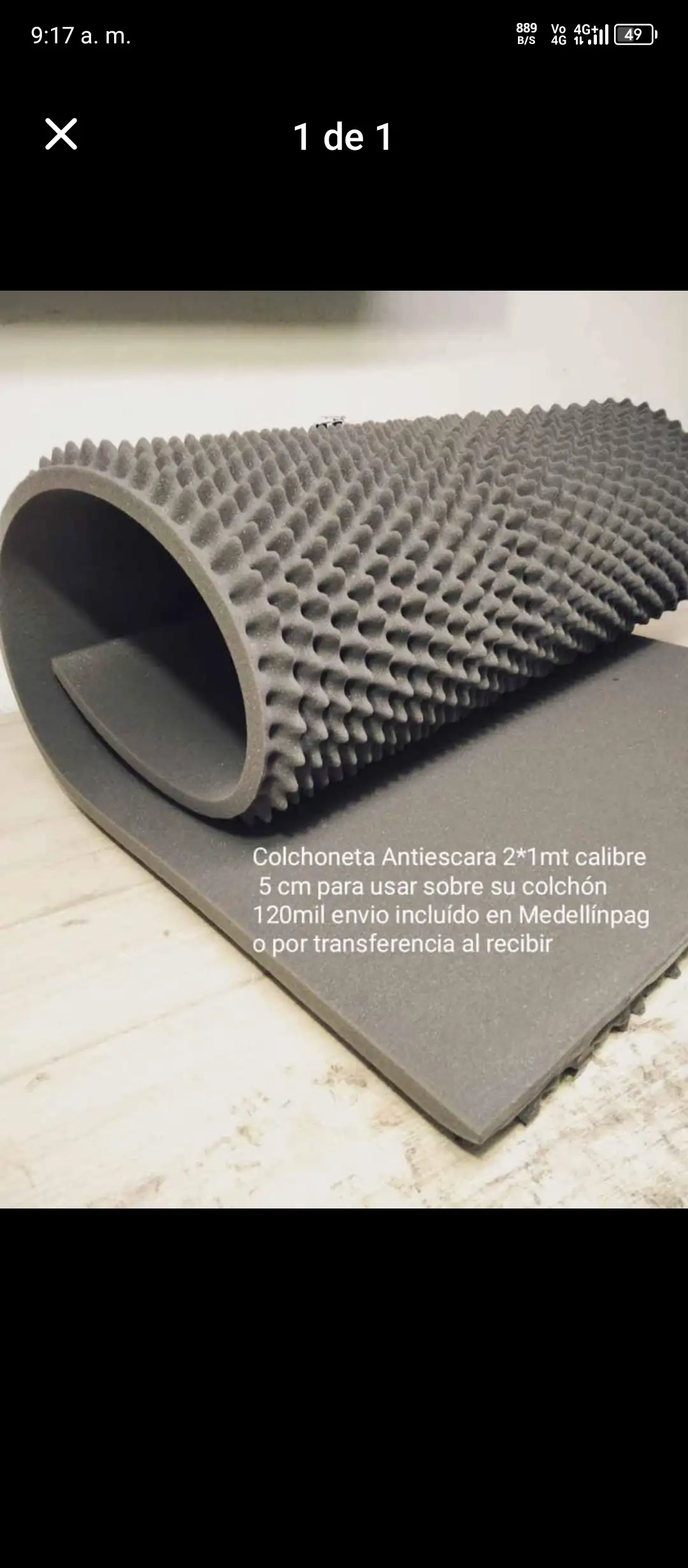 Colchoneta Antiescaras