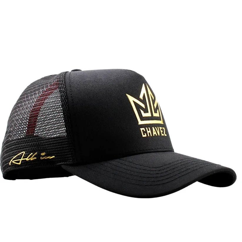Golden Chávez Negra TruckerCap - All In Brand 3