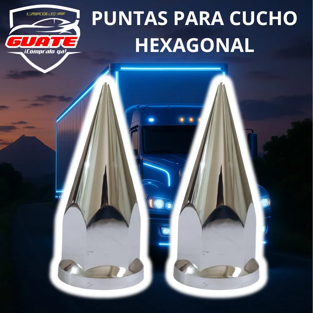PUNTAS PARA CHUCHO HEXAGONAL 