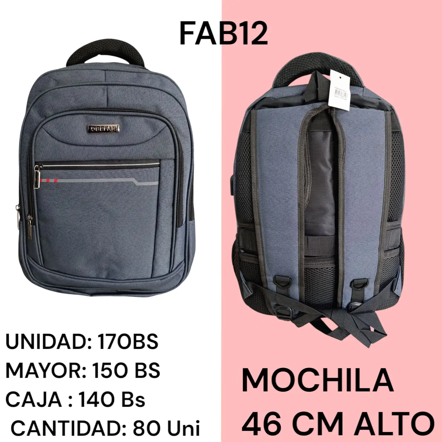 MOCHILA FAB12