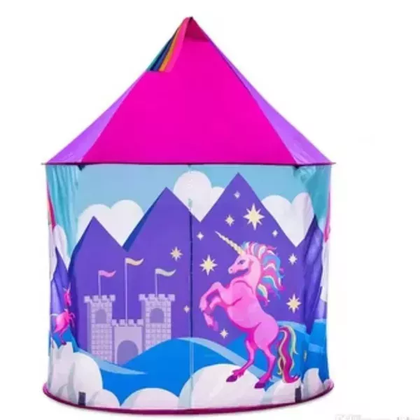 Carpa castillo unicornio