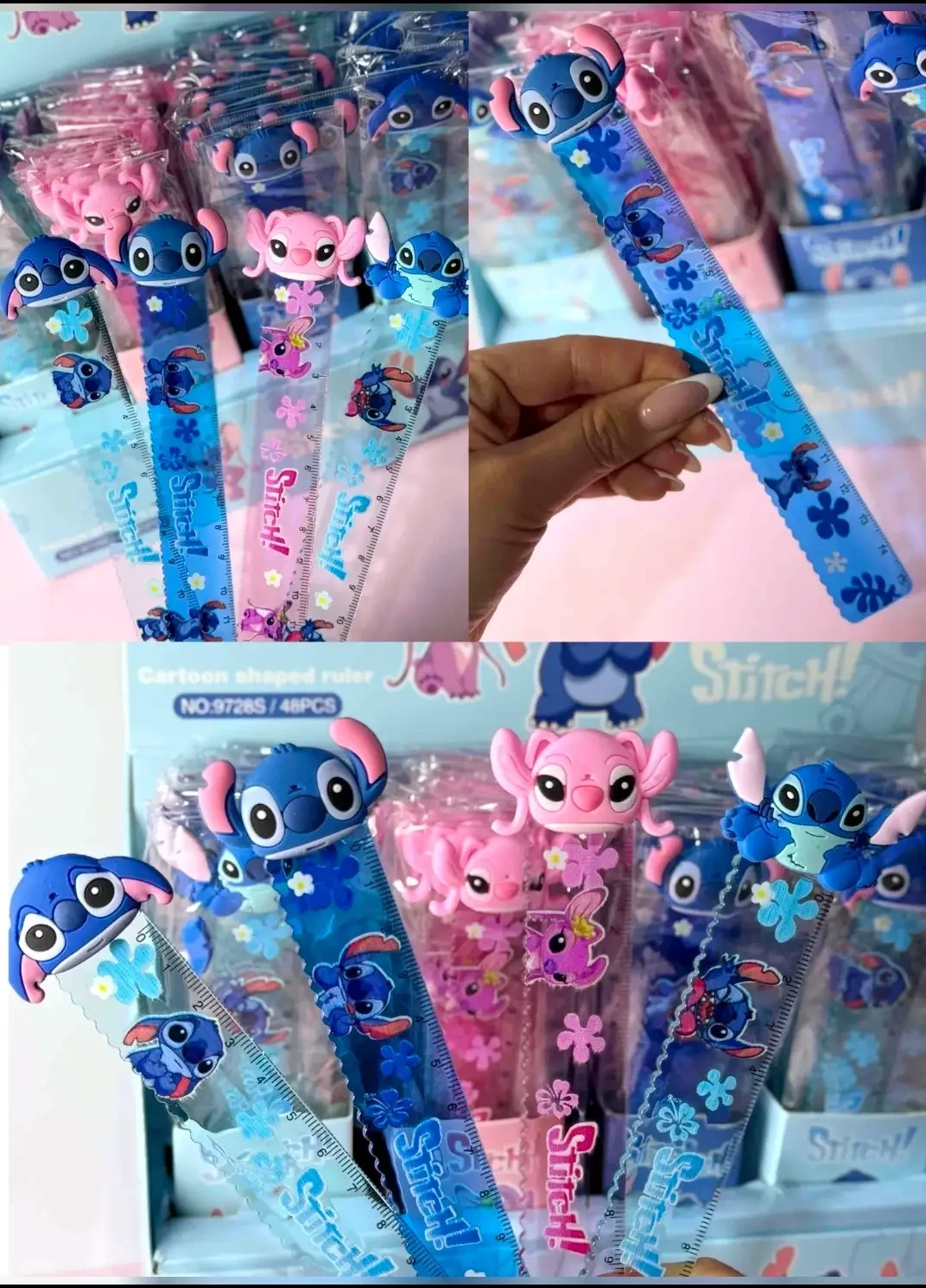 Regla 3D Stitch 15 cm 