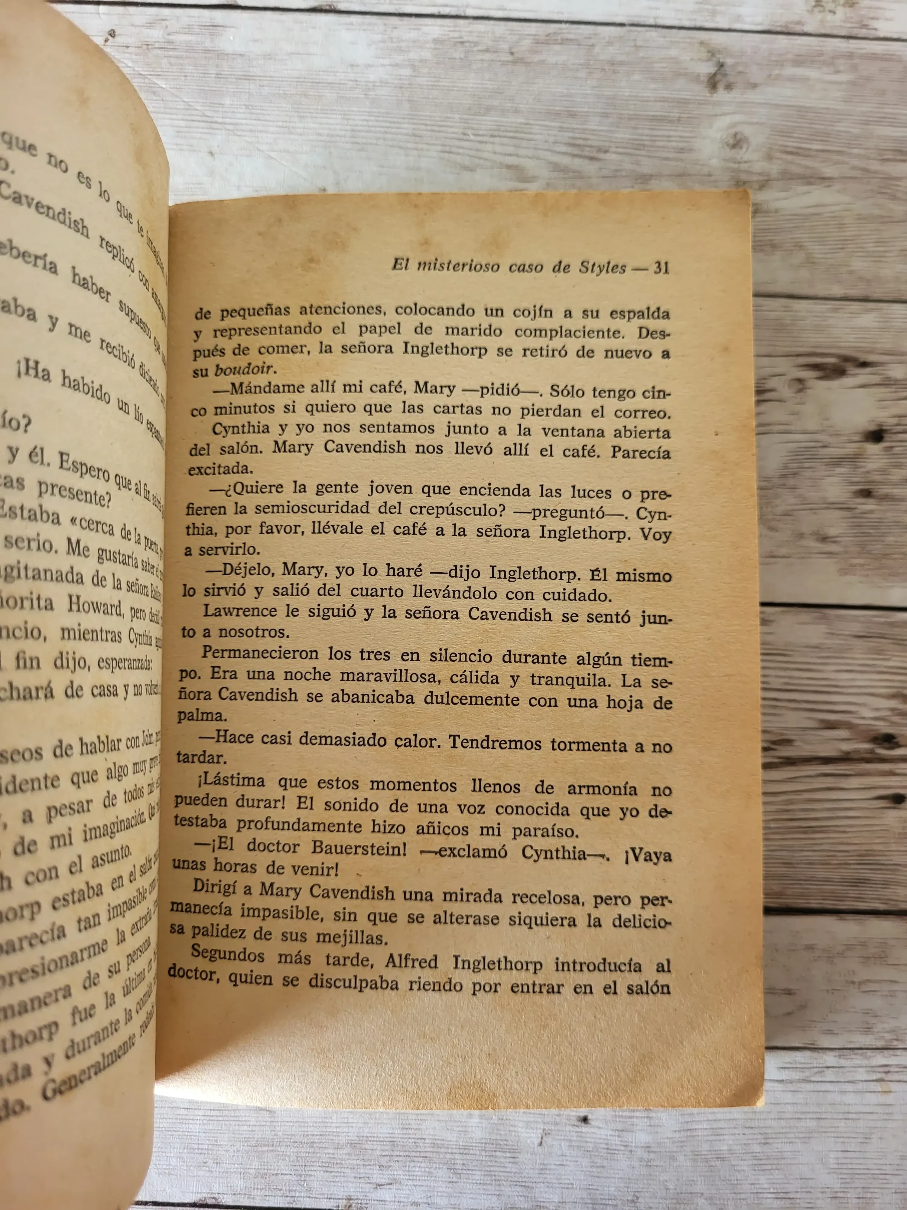 El misterioso caso de Styles / Agatha Christie / Crimen 3