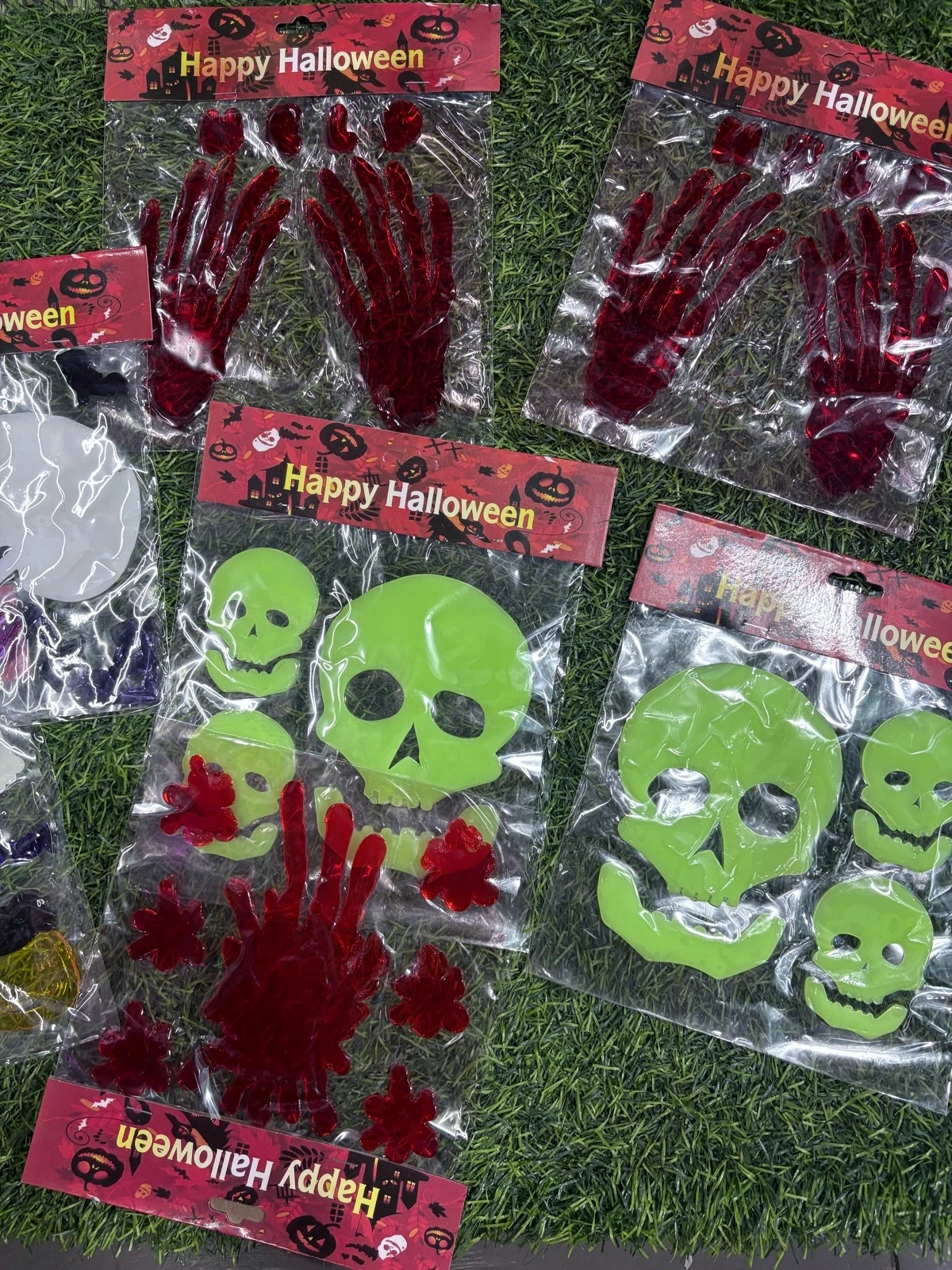PAQUETE DE 12 sobres de pegatinas halloween  4