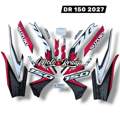 DR 150 Calcomanias 2027 Rojas