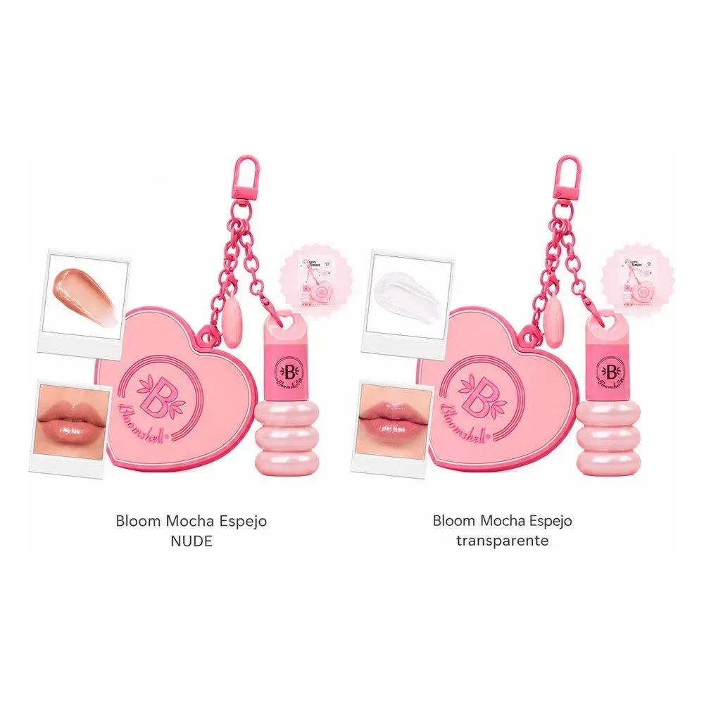Llavero Hidratante Transparente Bloom Espejo Bloomshell 2