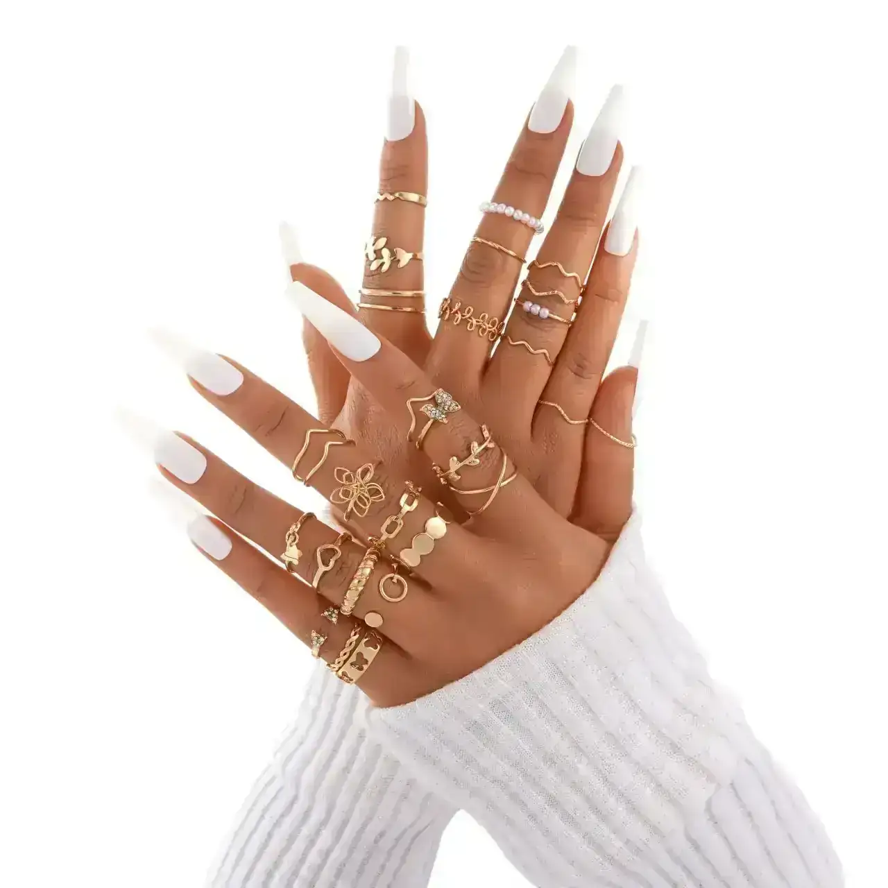 Set x27 Anillos Cascabel  REF: D17 2