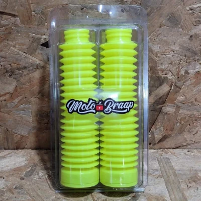 RP Xtz 125 / RP Xtz 150 Fuelles para Barras telescopicas color verde fluorecente FT 3126