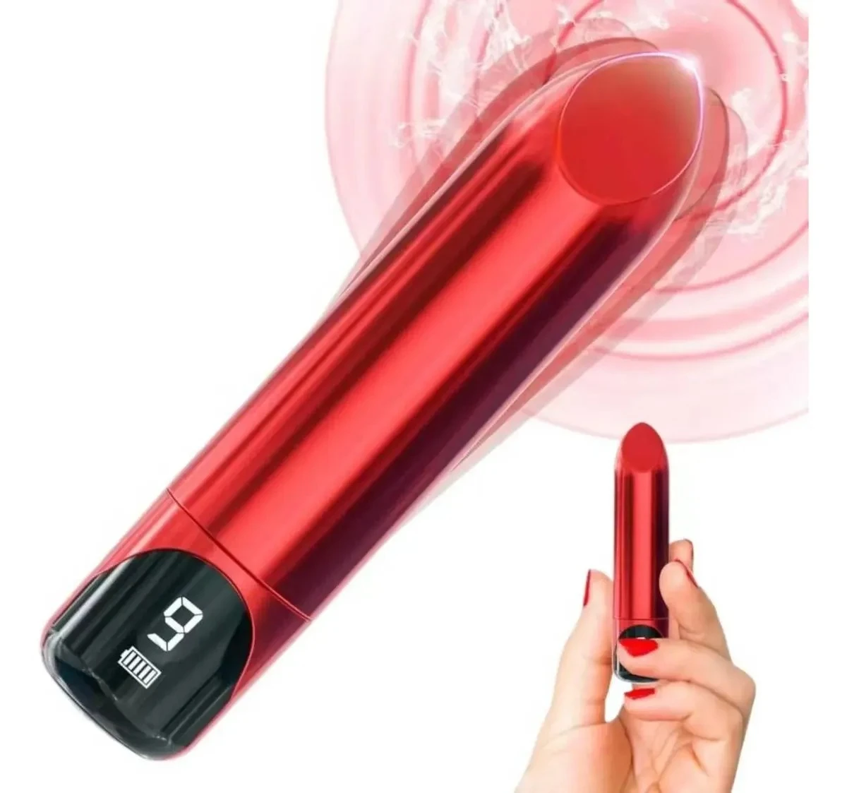 Mini Vibrador Recargable Por Usb, 9 Frecuencias