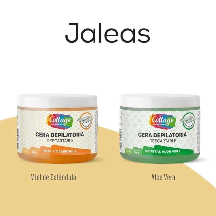 CERA DEPILATORIA DESCARTABLE X 500GR ALOE VERA 2
