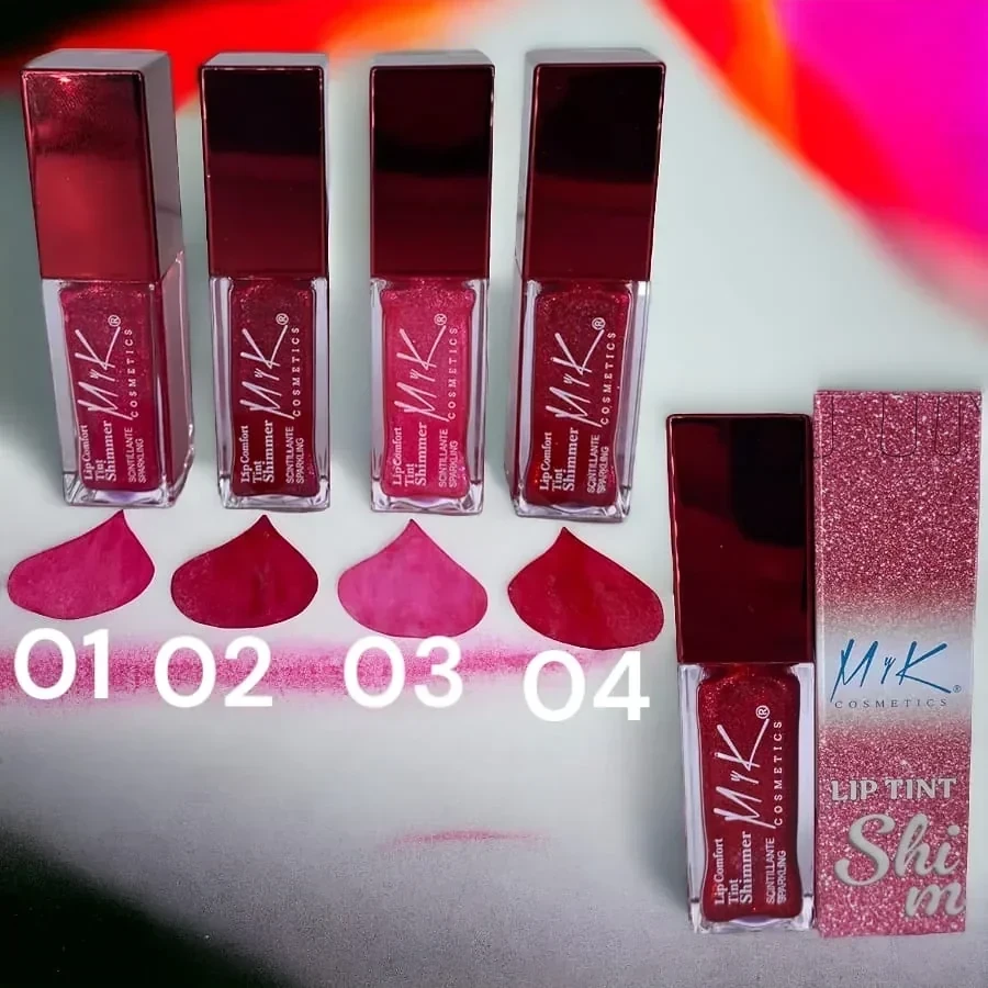 myk tinta para labios escarchada myk-6168