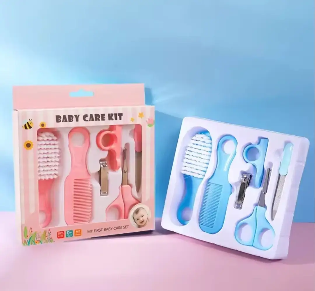 Kit de Cuidado para Bebé – 5 piezas 👶✨ ROSA
