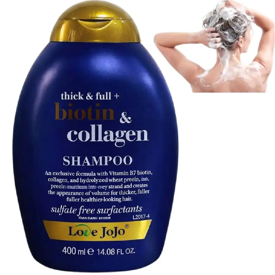Shampoo volumen biotina y colágeno 400ml love 